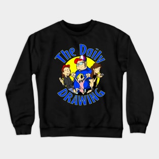 Daily Drawing Family Portrait Crewneck Sweatshirt